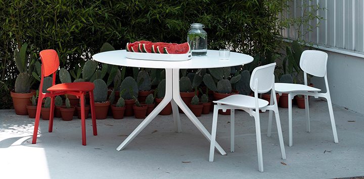 Table Oops, I did it again et chaises Colander